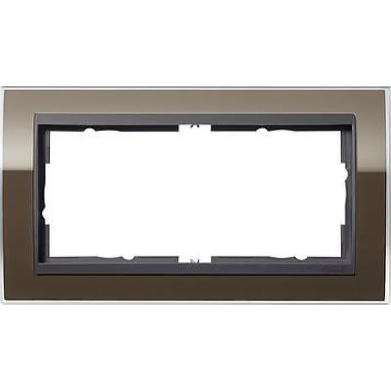 Gira Rahmen 1002768 2fach ZR ant Event Klar Braun