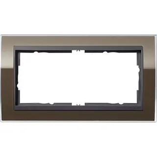 Gira Rahmen 1002768 2fach ZR ant Event Klar Braun