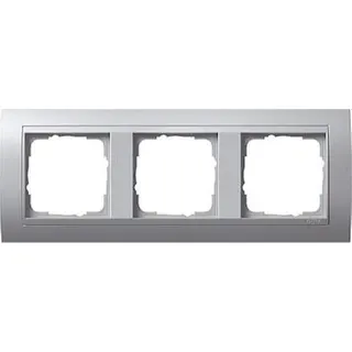 Gira Rahmen 021336 3fach + ZR Alu Event Farbe Alu