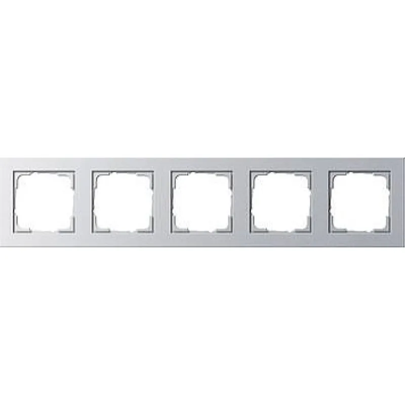 Gira Rahmen 021525 5fach E2 Farbe Alu