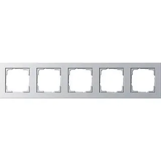 Gira Rahmen 021525 5fach E2 Farbe Alu