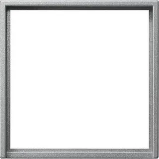 Gira Adapterrahmen 028226 50x50 quad System 55 Farbe Alu