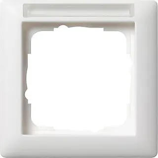 Gira Rahmen 109127 1fach Standard 55 reinweiss