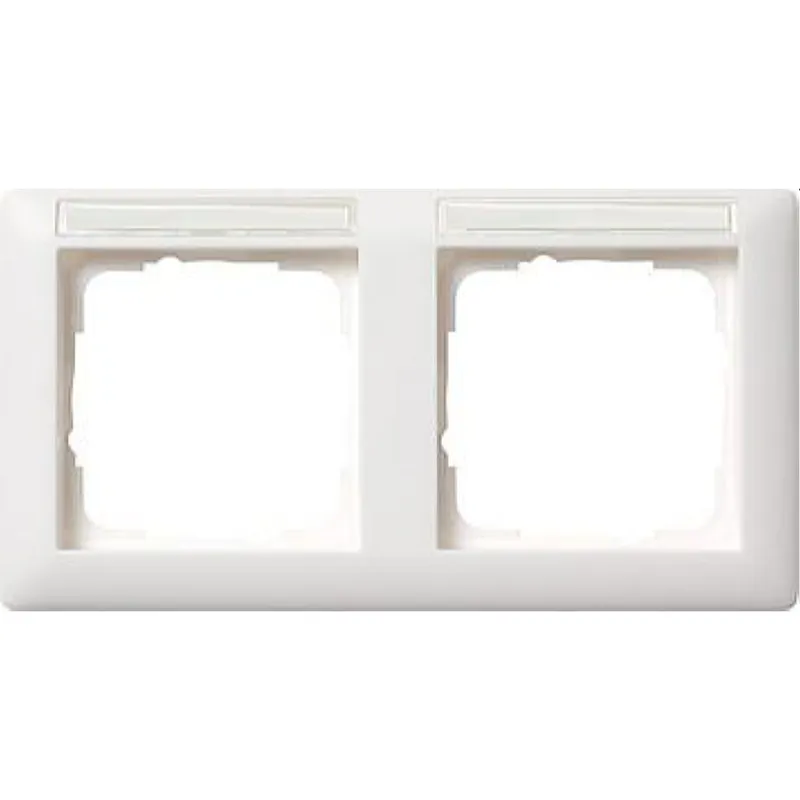 Gira Rahmen 109227 2fach BSF waag Standard 55 rwmatt