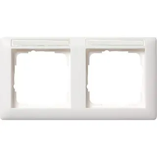 Gira Rahmen 109227 2fach BSF waag Standard 55 rwmatt