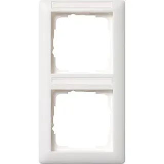Gira Rahmen 110227 2fach BSF senk Standard 55 rwmatt
