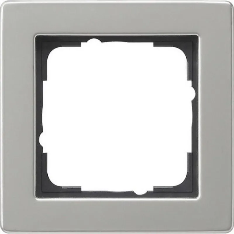 Gira Abdeckrahmen 021133 1fach E2 Edelstahl