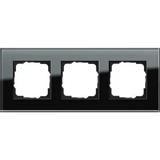 Gira Rahmen 021305 3fach Esprit Glas schwarz