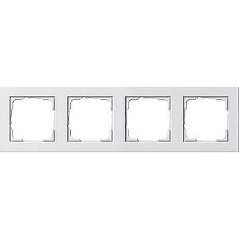 Gira Rahmen 021422 4fach E2 reinweiss matt