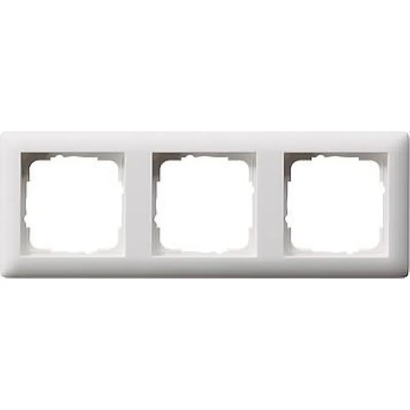 Gira Rahmen 021304 3fach Standard 55 reinweiss matt