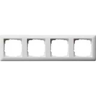 Gira Rahmen 021404 4fach Standard 55 reinweiss matt