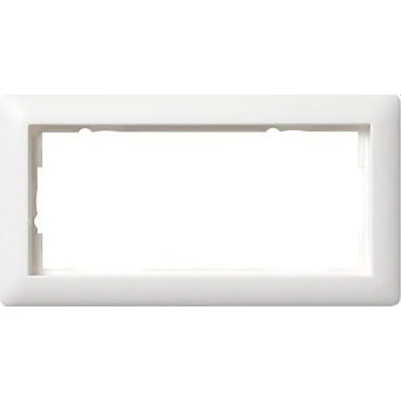 Gira Rahmen 100204 2fach Standard 55 rw matt