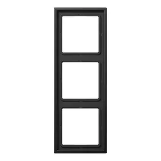Jung Rahmen 3fach, Aluminium lackiert, LS 990, dark (lackiertes Aluminium) AL2983D