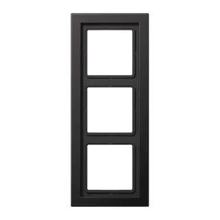 Jung Rahmen 3fach, Aluminium lackiert, LS-DESIGN, dark (lackiertes Aluminium) ALD2983D