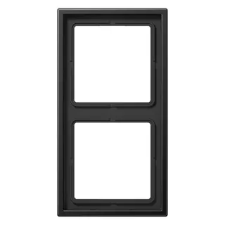 Jung Rahmen 2fach, Aluminium lackiert, LS 990, dark (lackiertes Aluminium) AL2982D
