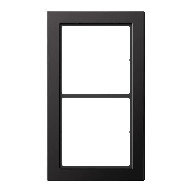 Jung Rahmen, 2-fach, FLAT DESIGN, dark (lackiertes Aluminium) FDAL2982D