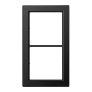 Jung Rahmen, 2-fach, FLAT DESIGN, dark (lackiertes Aluminium) FDAL2982D