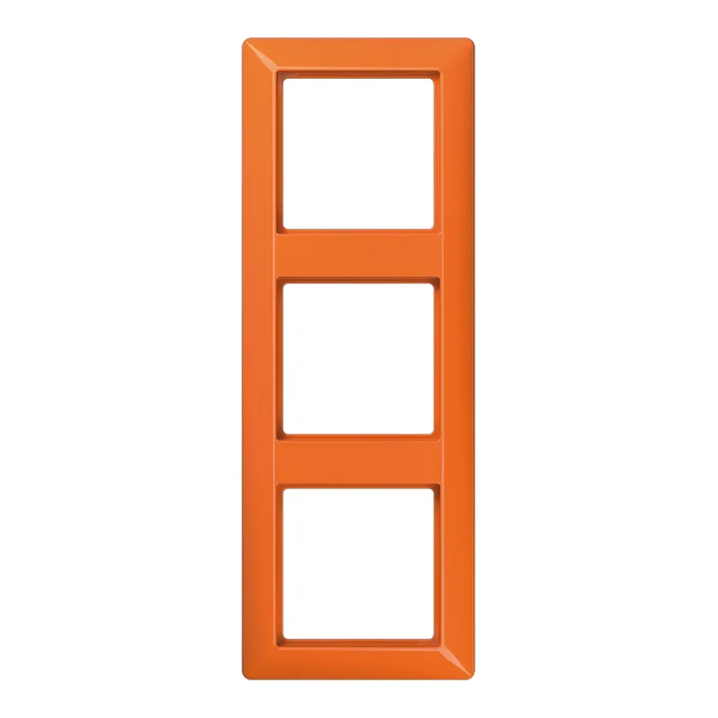 Jung Rahmen 3fach, Thermoplast, AS 500, orange (für ZSV) AS583BFO