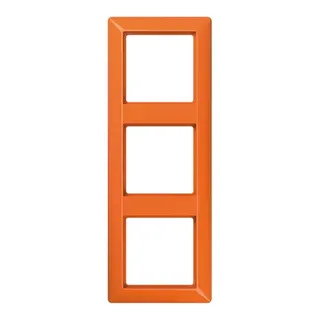 Jung Rahmen 3fach, Thermoplast, AS 500, orange (für ZSV) AS583BFO