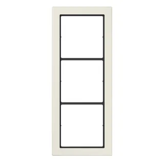 Jung Rahmen, 3-fach, FLAT DESIGN, weiß FD983W