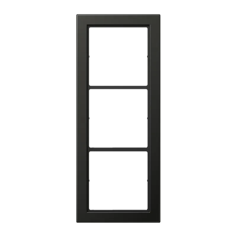 Jung Rahmen, 3-fach, FLAT DESIGN, anthrazit (lackiertes Aluminium) FDAL2983AN