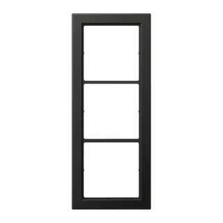 Jung Rahmen, 3-fach, FLAT DESIGN, anthrazit (lackiertes Aluminium) FDAL2983AN