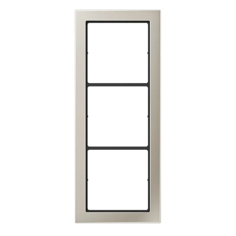Jung Rahmen, 3-fach, FLAT DESIGN, Edelstahl FDES2983