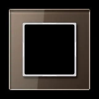 Jung Glasrahmen 1fach, Glas, A CREATION, mokka AC581GLMO