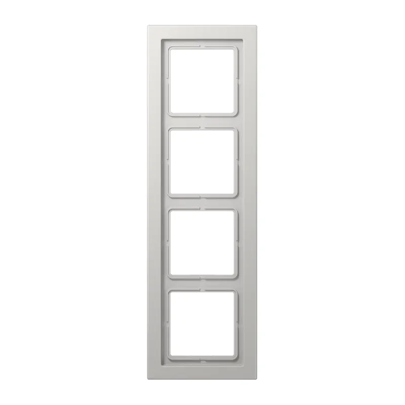 Jung Rahmen 4fach, Duroplast, LS-DESIGN, lichtgrau LSD984LG
