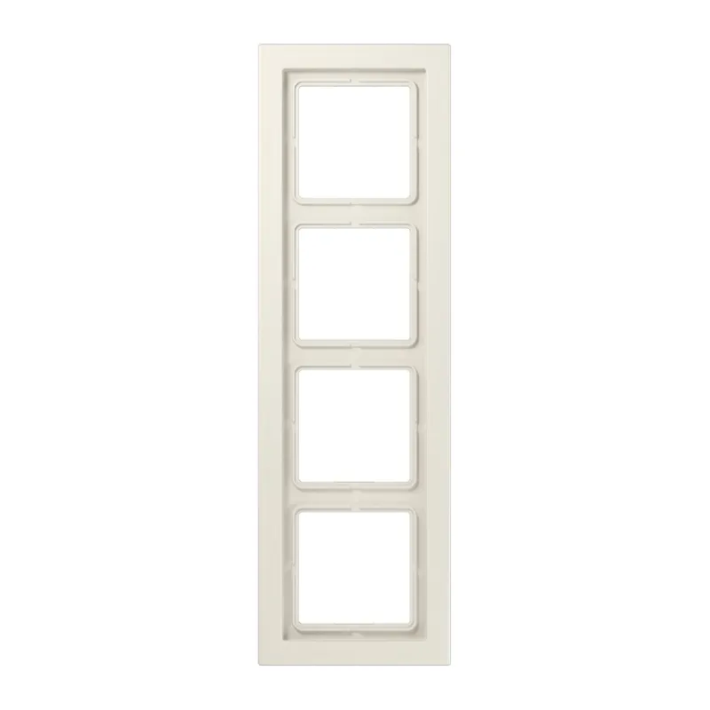 Jung Rahmen 4fach, Duroplast, LS-DESIGN, weiß LSD984W