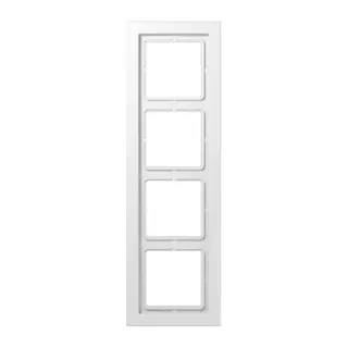 Jung Rahmen 4fach, Duroplast, LS-DESIGN, alpinweiß LSD984WW