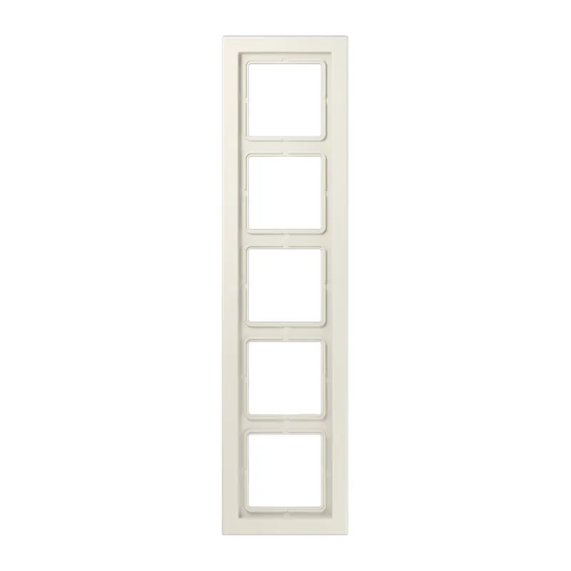 Jung Rahmen 5fach, Duroplast, LS-DESIGN, weiß LSD985W