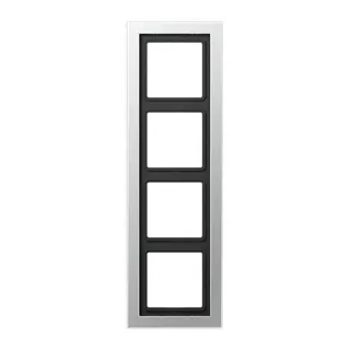 Jung Rahmen 4fach, LS-DESIGN, Aluminium (lackiert) ALD2984-L