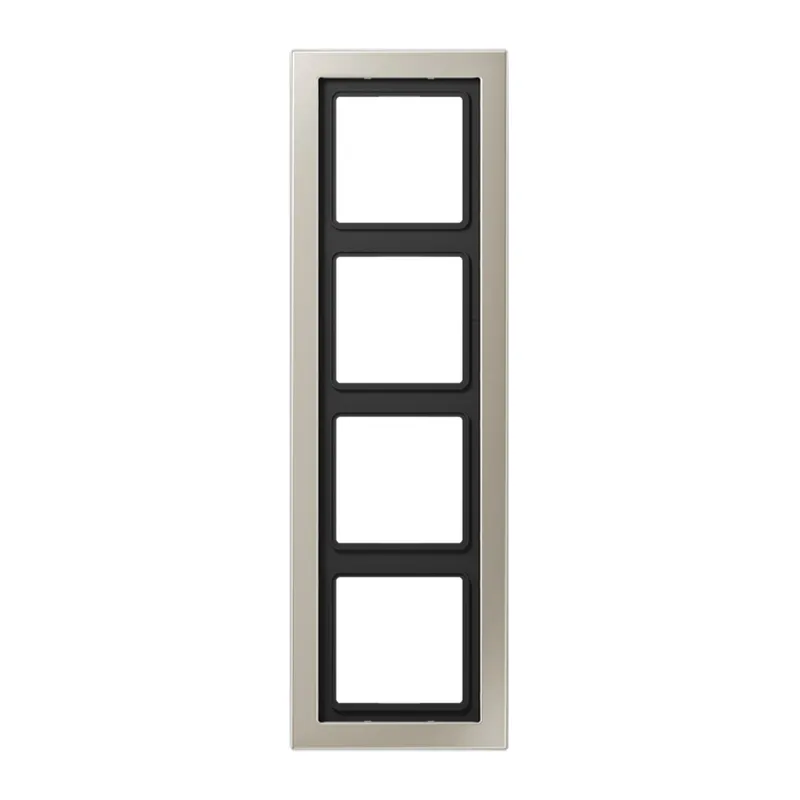 Jung Rahmen 4fach, LS-DESIGN, Edelstahl (lackiert) ESD2984-L