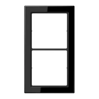 Jung Rahmen, 2-fach, FLAT DESIGN, schwarz FD982SW
