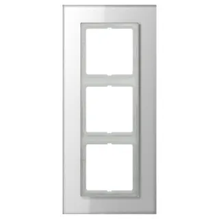 Jung Glasrahmen 3fach, Glas, LS PLUS, alpinweiß LSP983GLWW