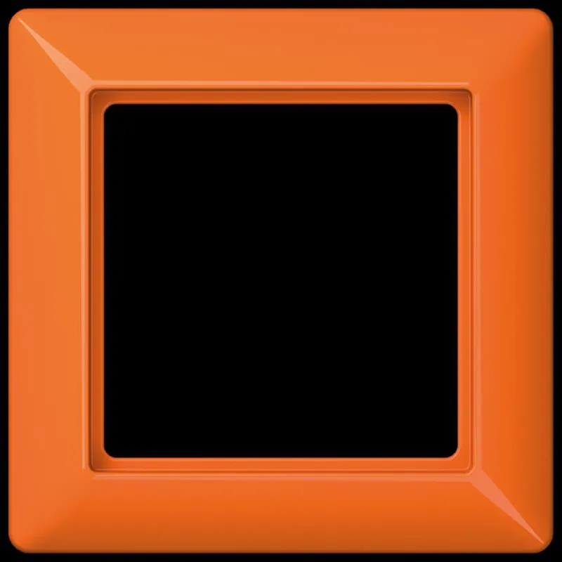Jung Rahmen 1fach, Thermoplast, AS 500, orange (für ZSV) AS581BFO