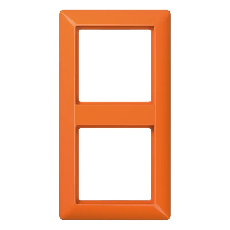 Jung Rahmen 2fach, Thermoplast, AS 500, orange (für ZSV) AS582BFO