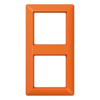Jung Rahmen 2fach, Thermoplast, AS 500, orange (für ZSV) AS582BFO