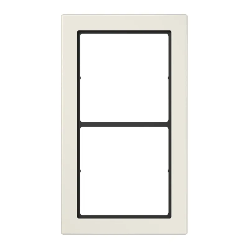 Jung Rahmen, 2-fach, FLAT DESIGN, weiß FD982W