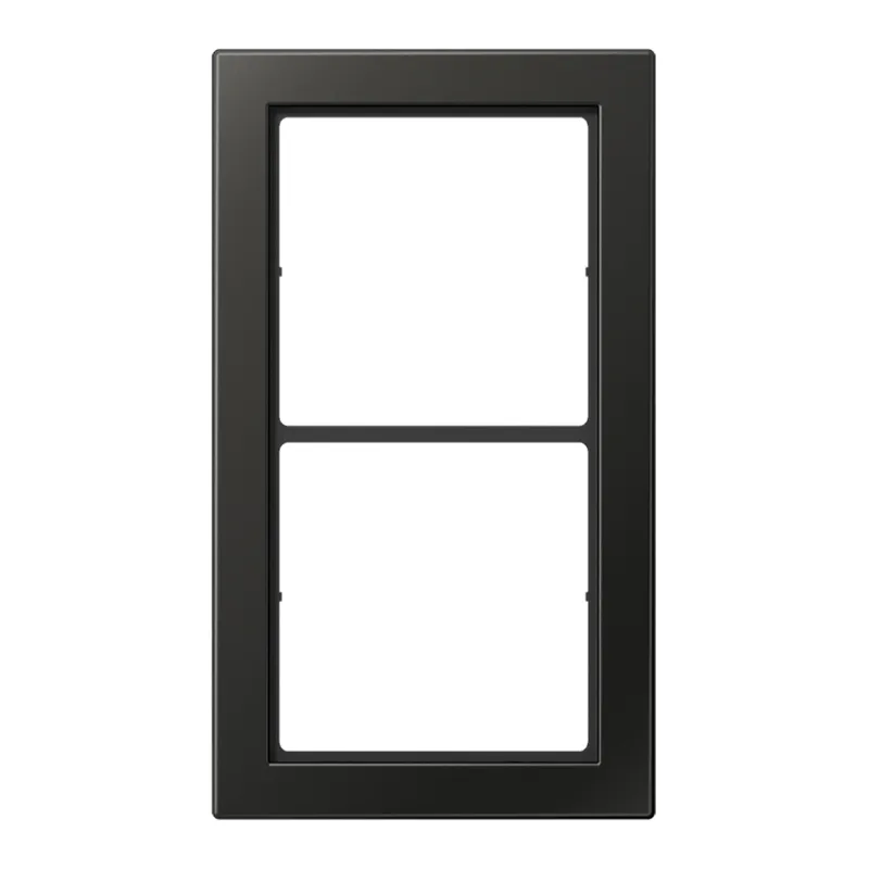 Jung Rahmen, 2-fach, FLAT DESIGN, anthrazit (lackiertes Aluminium) FDAL2982AN