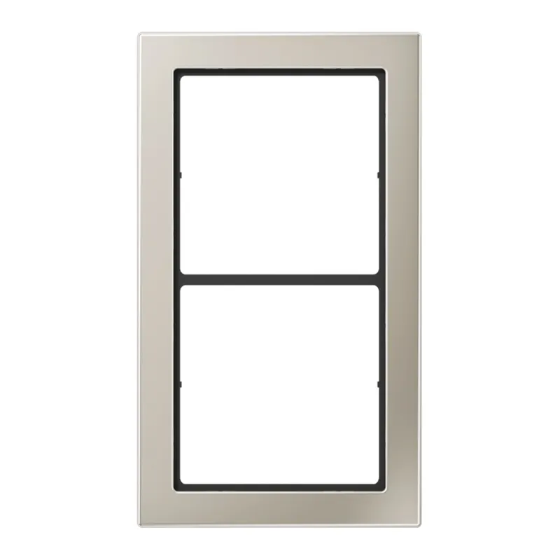 Jung Rahmen, 2-fach, FLAT DESIGN, Edelstahl FDES2982