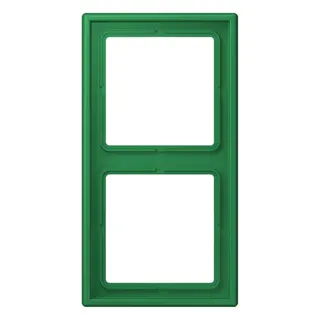 Jung Rahmen 2fach, Duroplast, LS 990, grün (für SV) LS982GN