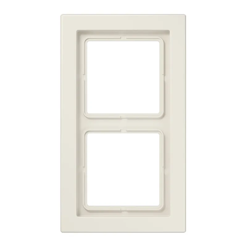 Jung Rahmen 2fach, Duroplast, LS-DESIGN, weiß LSD982W