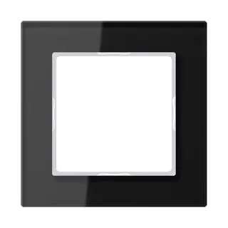 Jung Glasrahmen 1fach, Glas, A CREATION, schwarz AC581GLSW