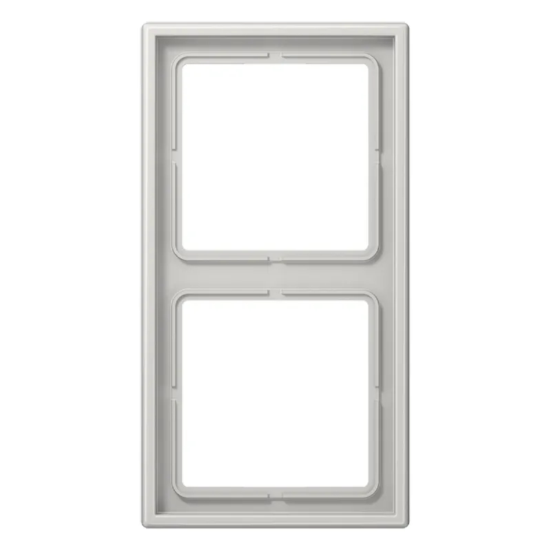 Jung Rahmen 2fach, Duroplast, LS 990, lichtgrau LS982LG