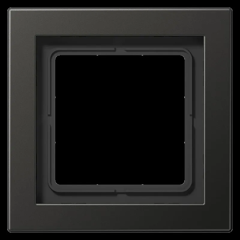 Jung Rahmen 1fach, Aluminium lackiert, LS-DESIGN, anthrazit (lackiertes Aluminium) ALD2981AN