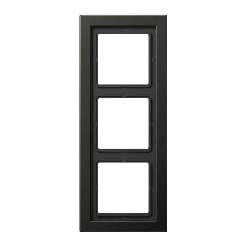 Jung Rahmen 3fach, Aluminium lackiert, LS-DESIGN, anthrazit (lackiertes Aluminium) ALD2983AN