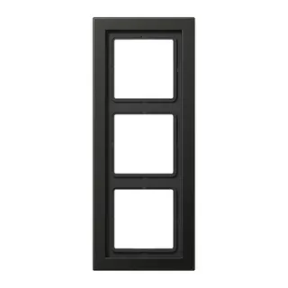 Jung Rahmen 3fach, Aluminium lackiert, LS-DESIGN, anthrazit (lackiertes Aluminium) ALD2983AN