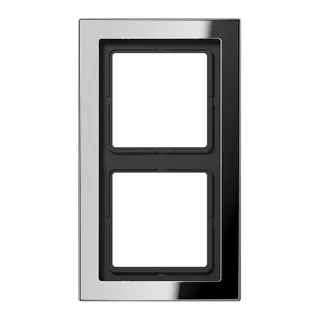 Jung Rahmen 2fach, Metall verchromt, LS-DESIGN, glanzchrom GCRD2982